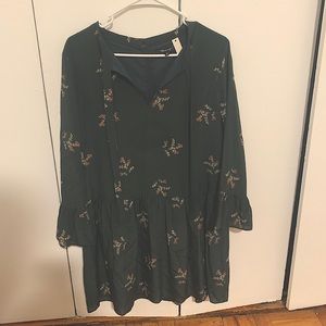 Madewell silk tunic dress